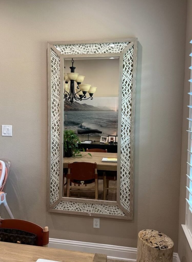 Mirror hanging services Austin Texas with Lava handyman