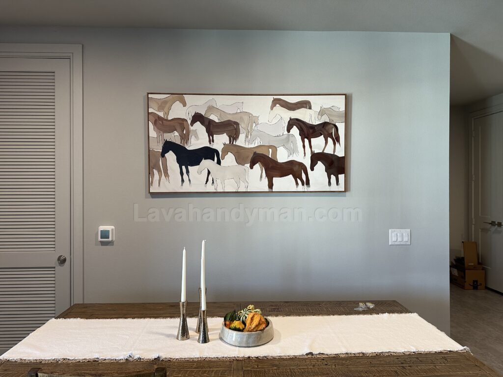 Guide to Hanging a Painting Without Nails