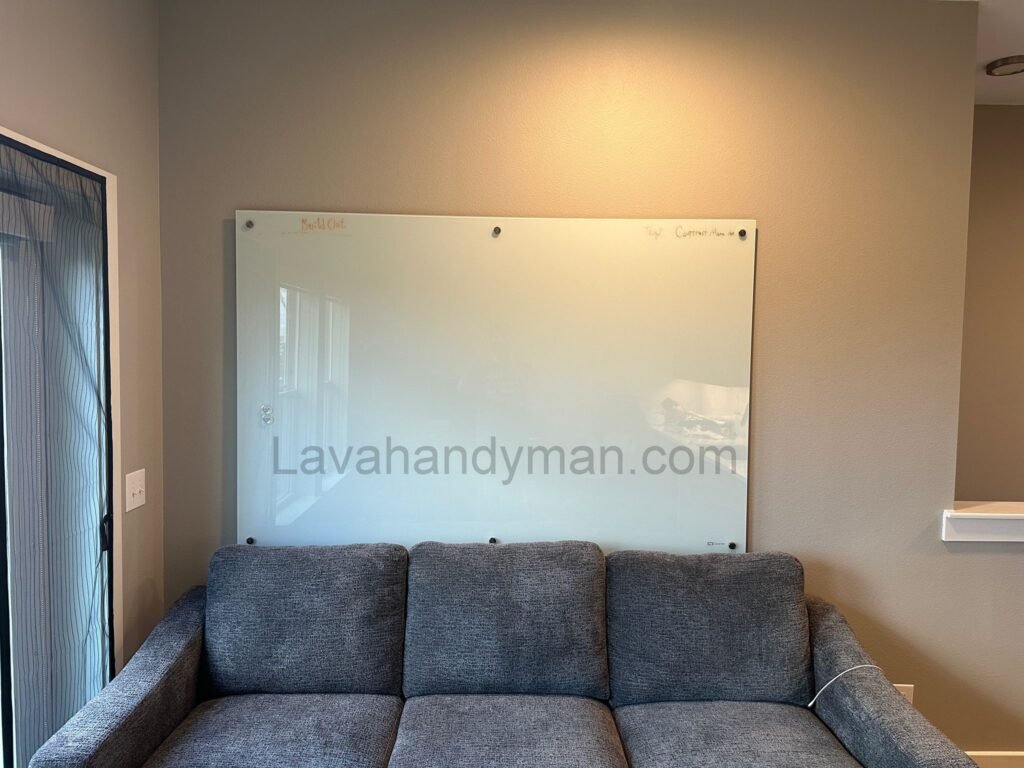 Installing a Whiteboard