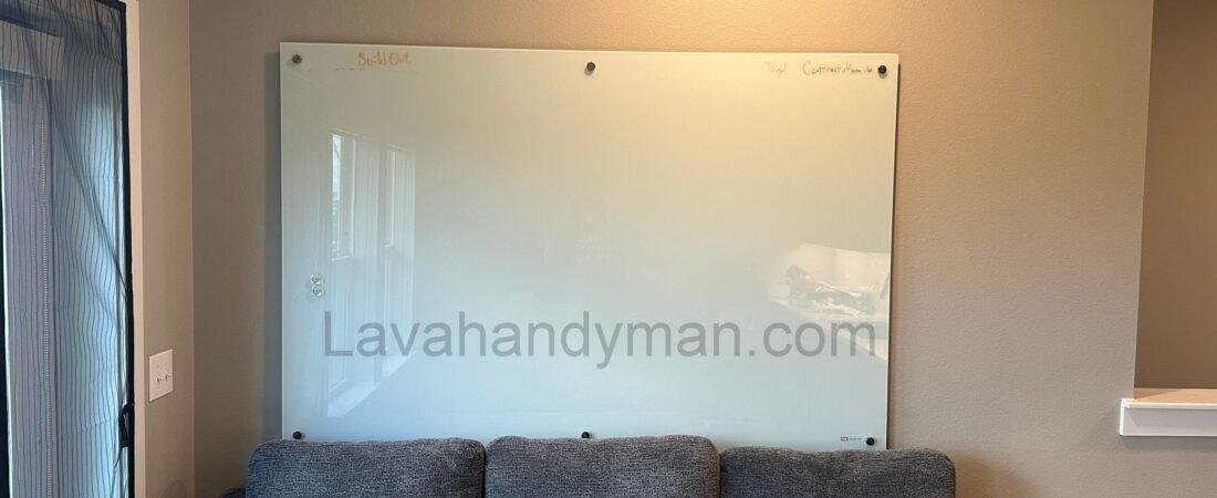 Installing a Whiteboard in the Bedroom | Full Guide