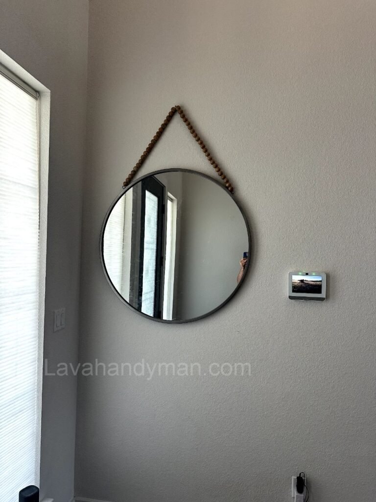Mounting Mirrors and Candle Holders