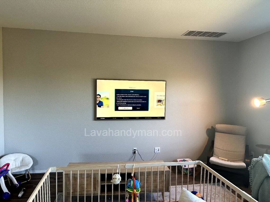 Mounting a TV and Art