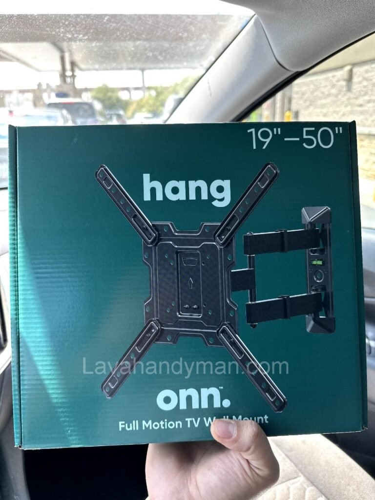 Mounting a TV on a Brick