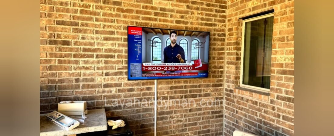 Mounting a TV on a Brick Wall with Hidden Wiring