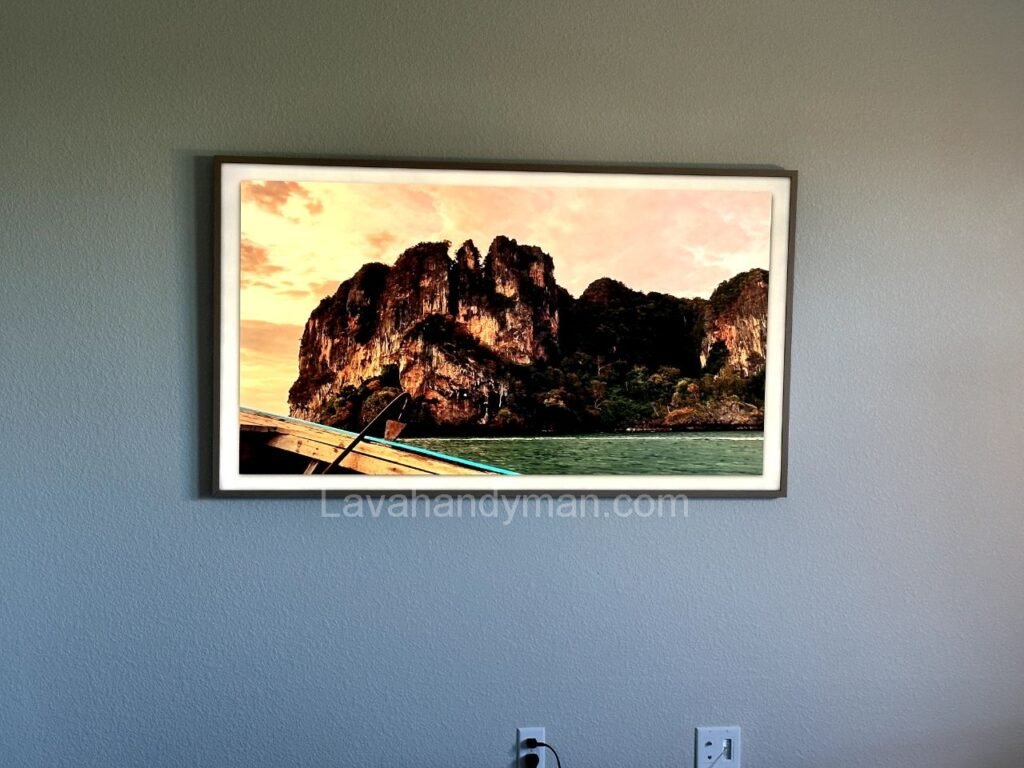 Mounting a TV and Art