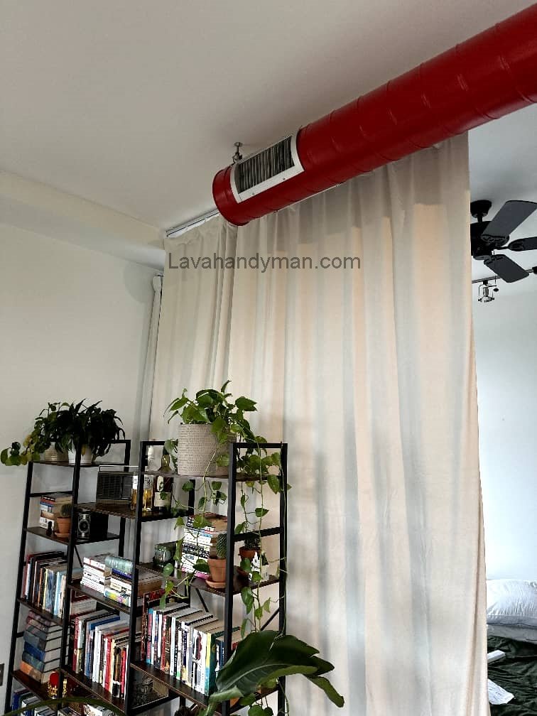 Ceiling-Mounted Section Curtains