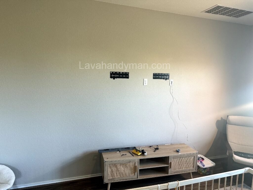 Mounting a TV and Art