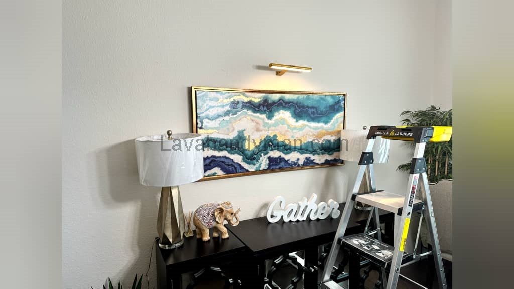 Installing a Large Painting in the Living Room: Guide