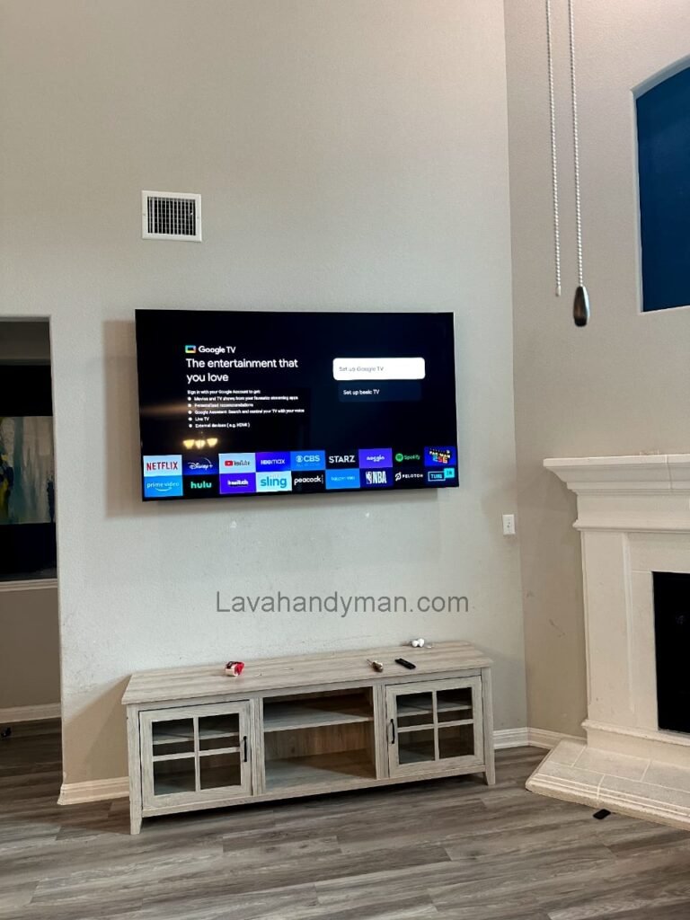 Installing a 50-Inch TV
