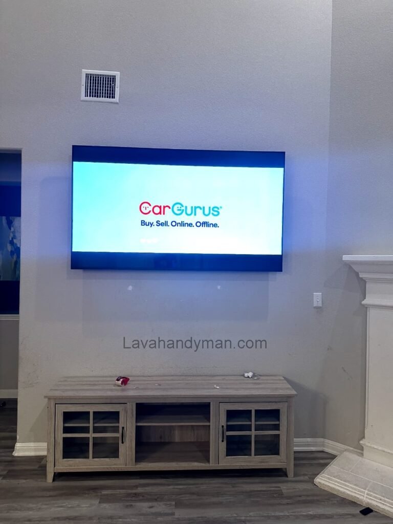 Installing a 50-Inch TV