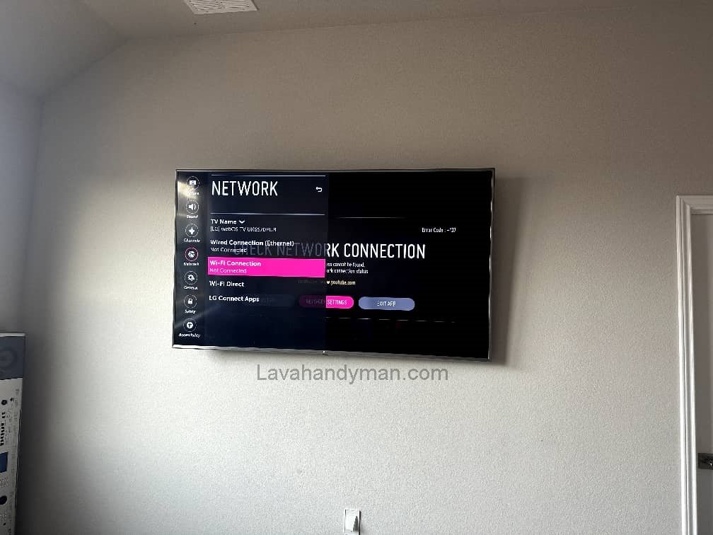 Installing LG TVs