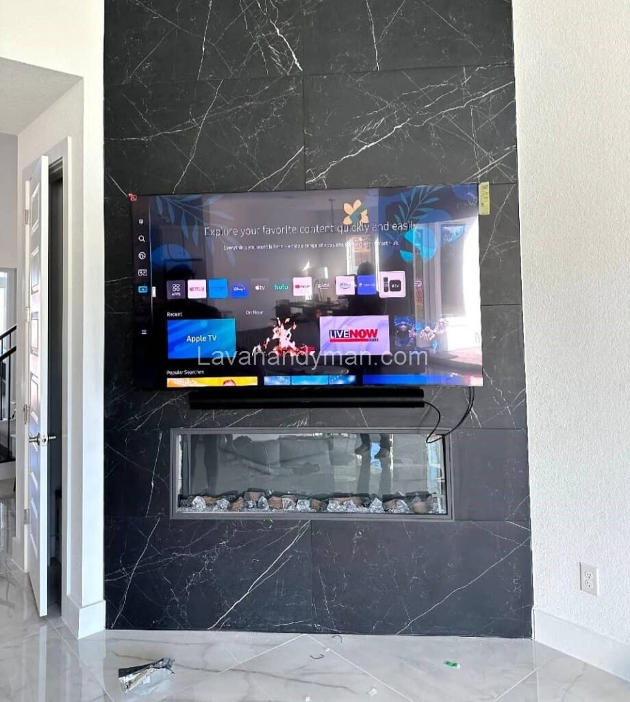 Mounting a TV
