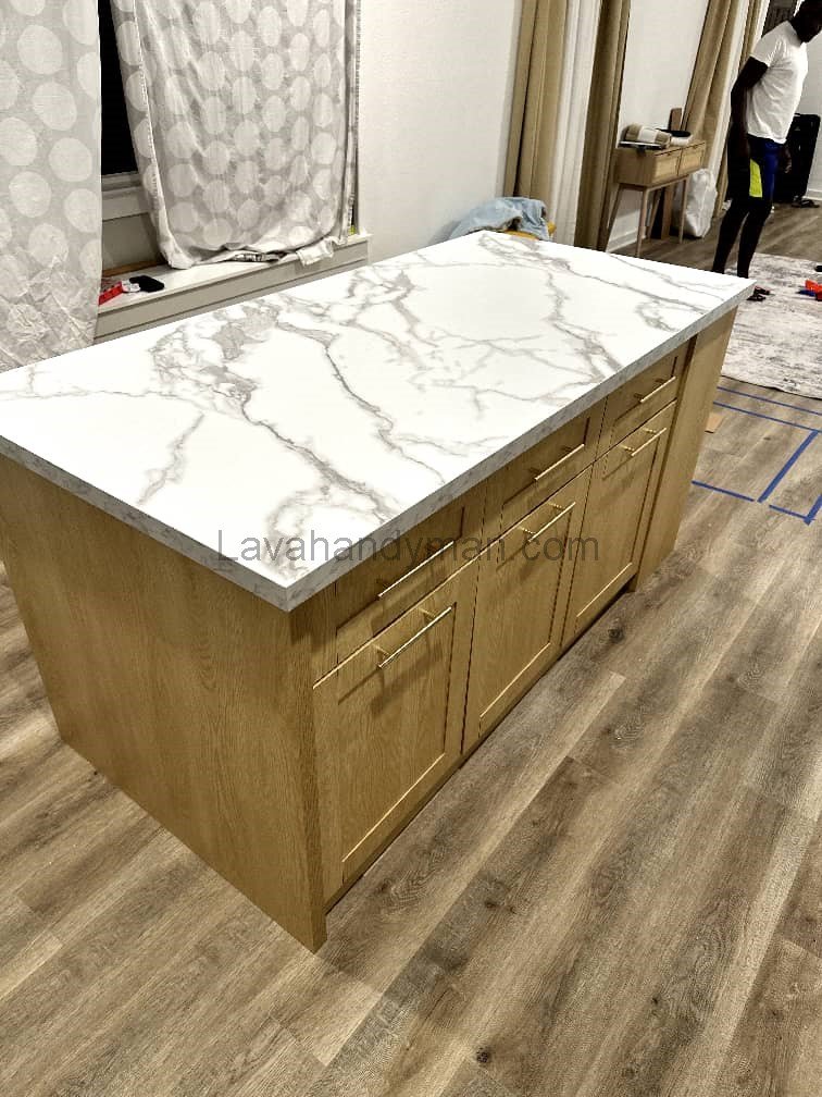 Kitchen Island Assembly