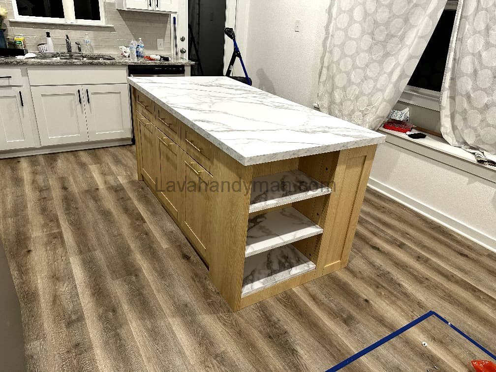 Kitchen Island Assembly