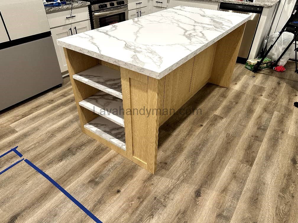 Kitchen Island Assembly