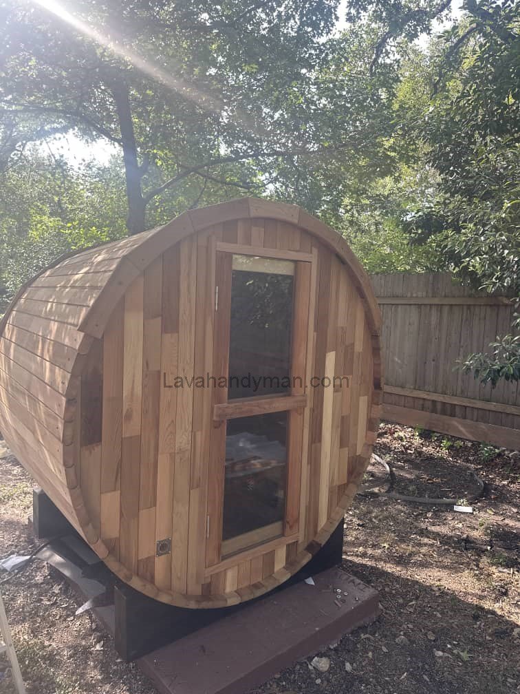 Assembling a Dry Sauna