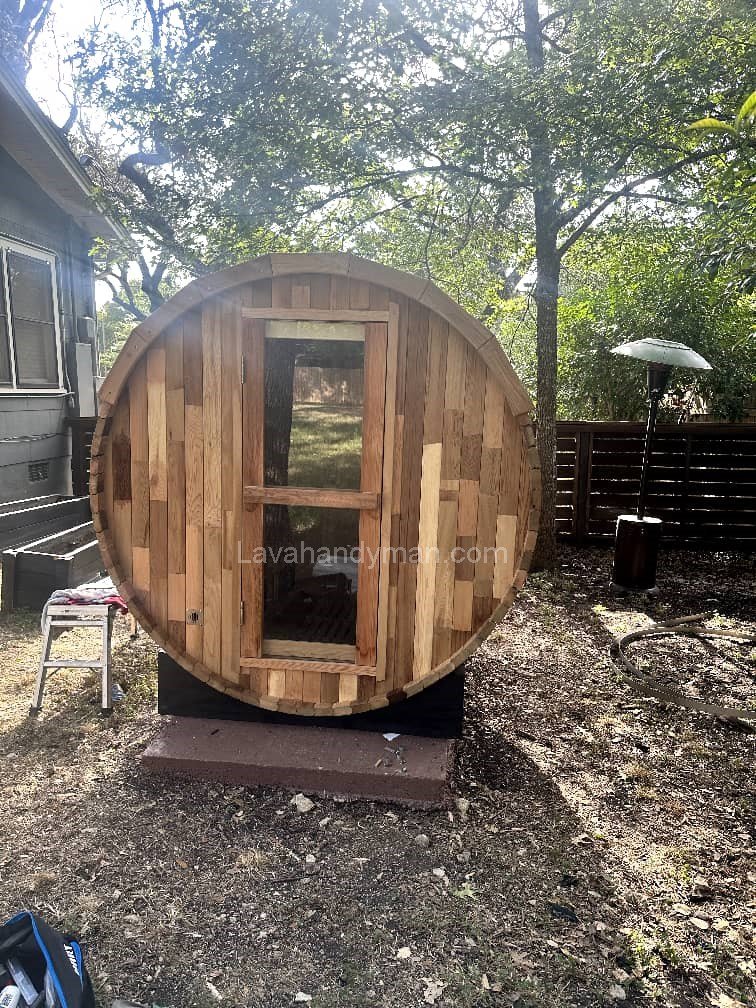 Assembling a Dry Sauna