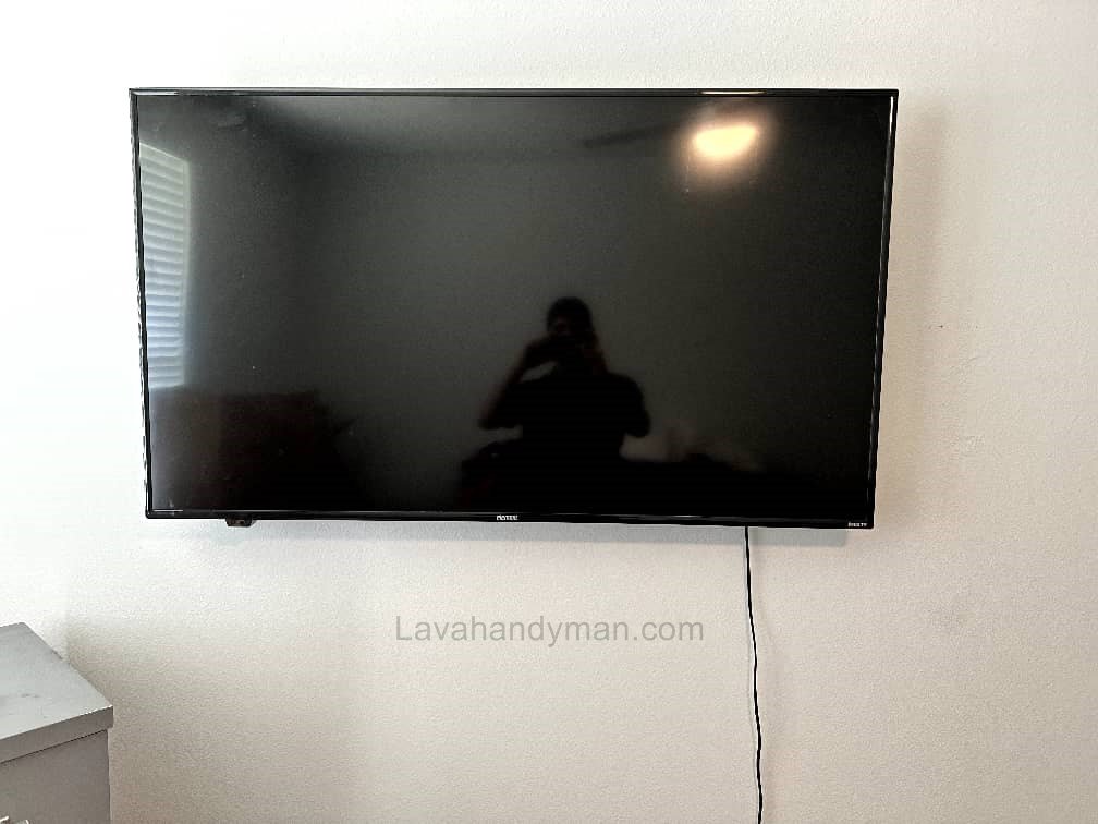 50-Inch TV on the Wall