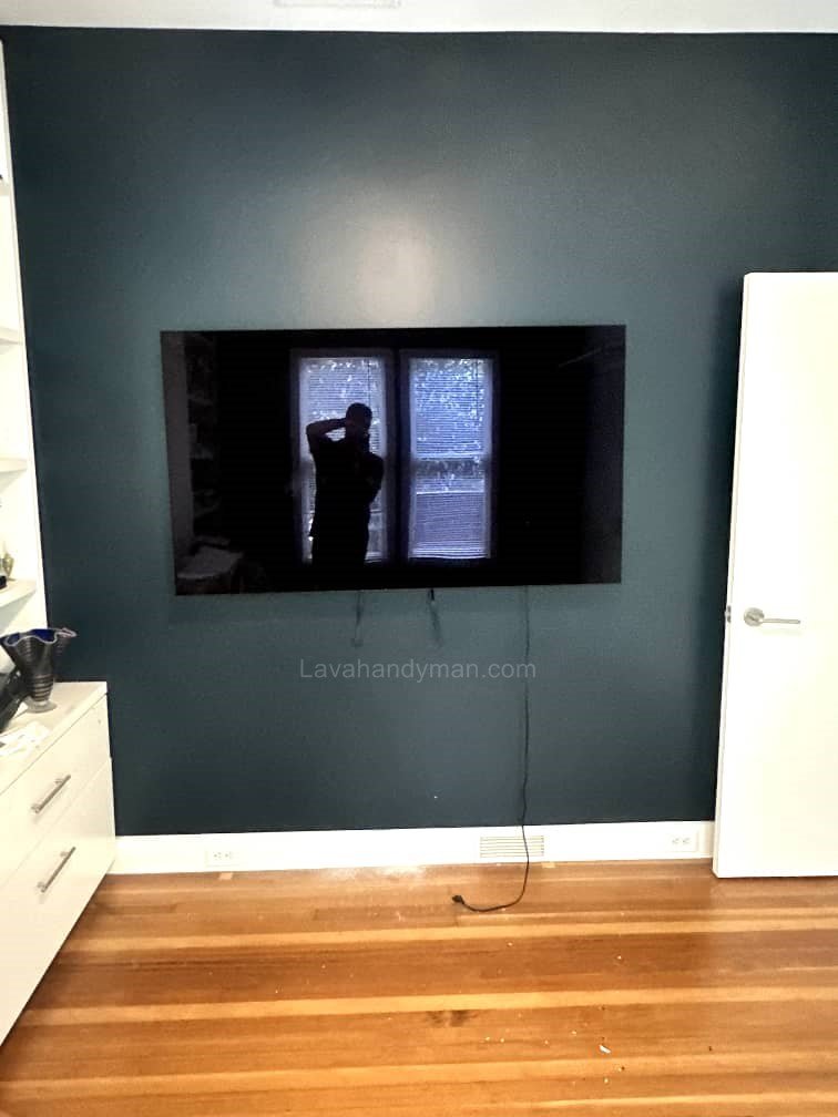 50-Inch TV on the Wall