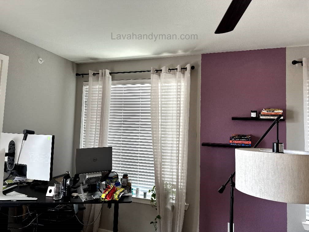 Sheer Curtains and Bed Assembly
