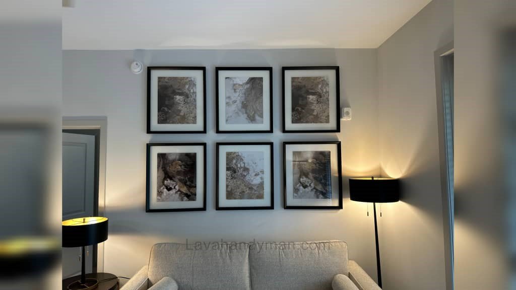 Best Method to Install Six-Piece Wall Art Without Damaging the Wall