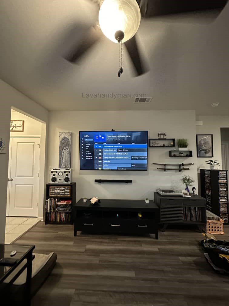 Mounting an LG 46-Inch TV