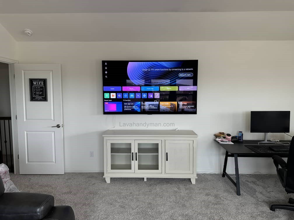 Large LG TV