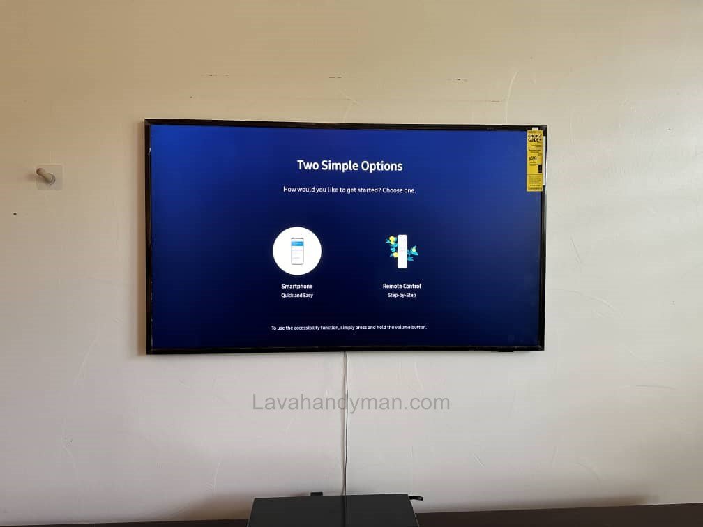 Installing a Smart TV