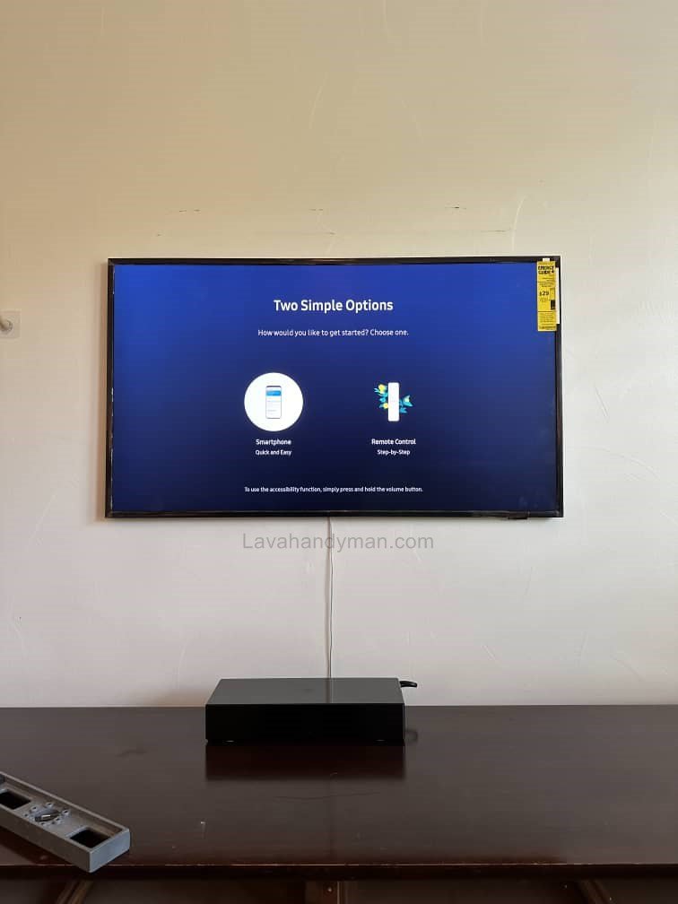 Installing a Smart TV