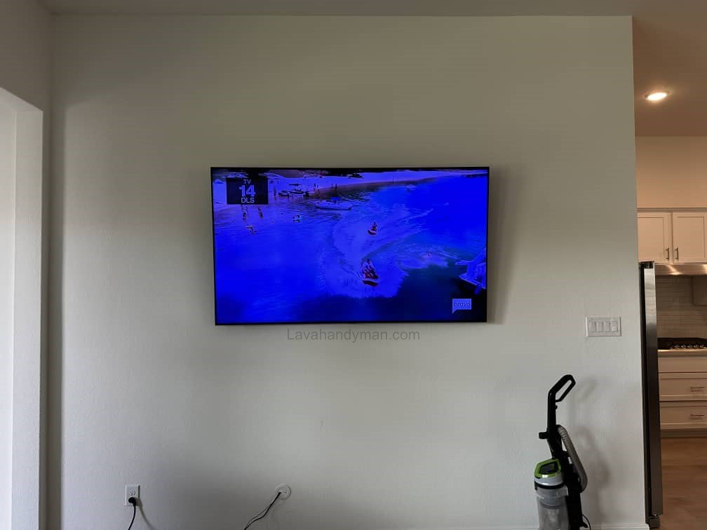 Minimalist TV Installation