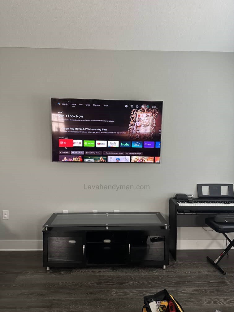 Prevent a TV from Falling Off