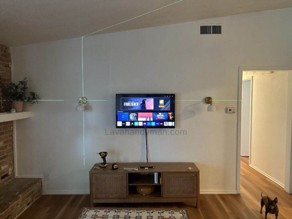 Mounting a TV on the Living Room 