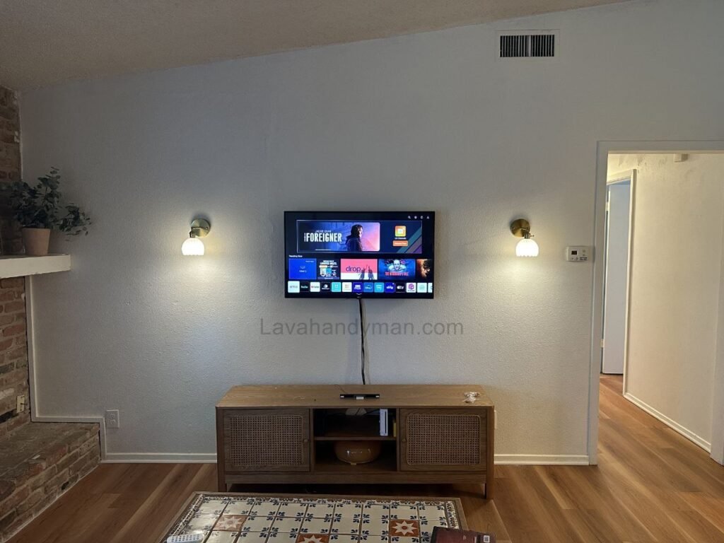 Mounting a TV on the Living Room