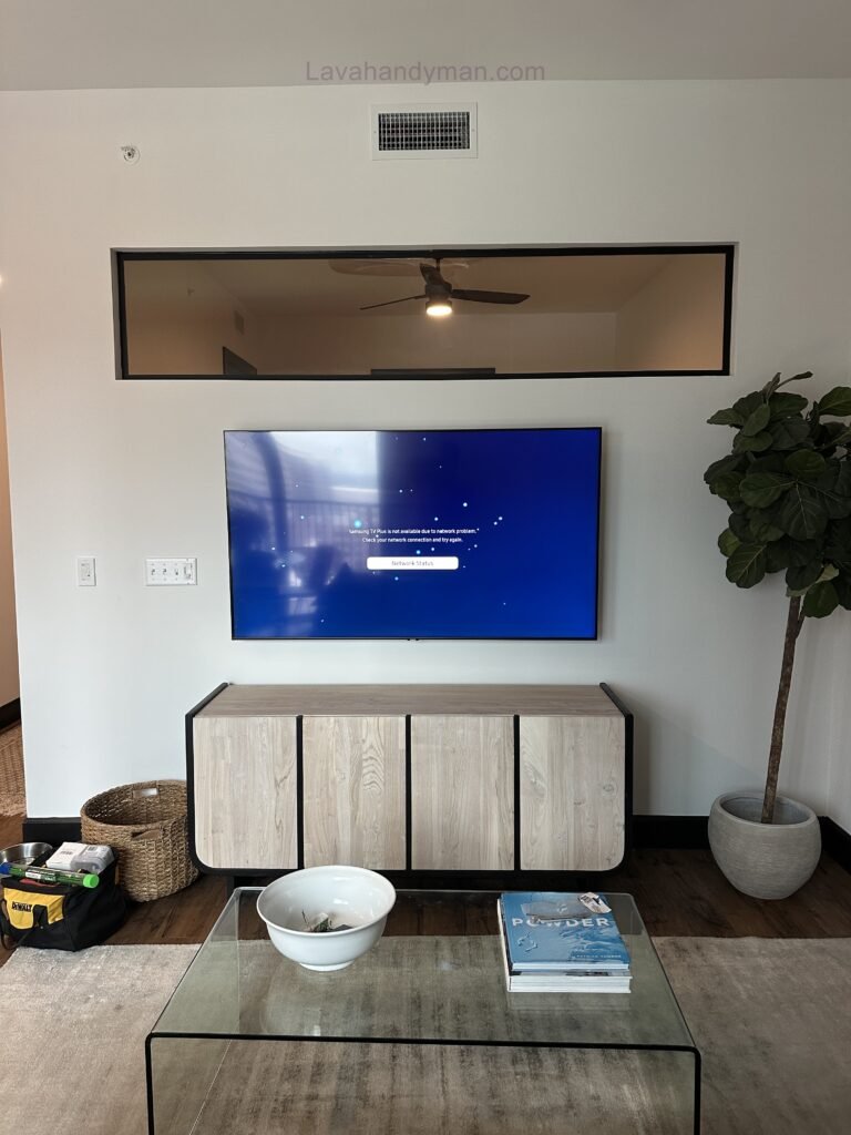 The Secret to a Clean TV Wall