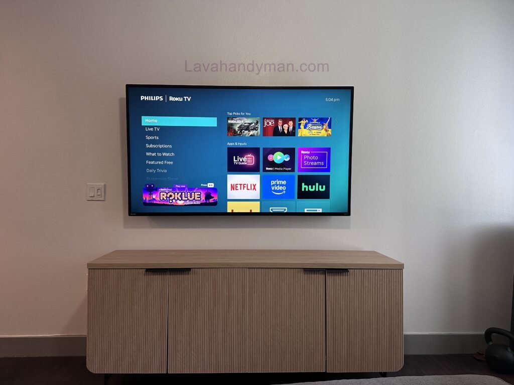 TV on the Wall Is Better Than Using a TV Stand