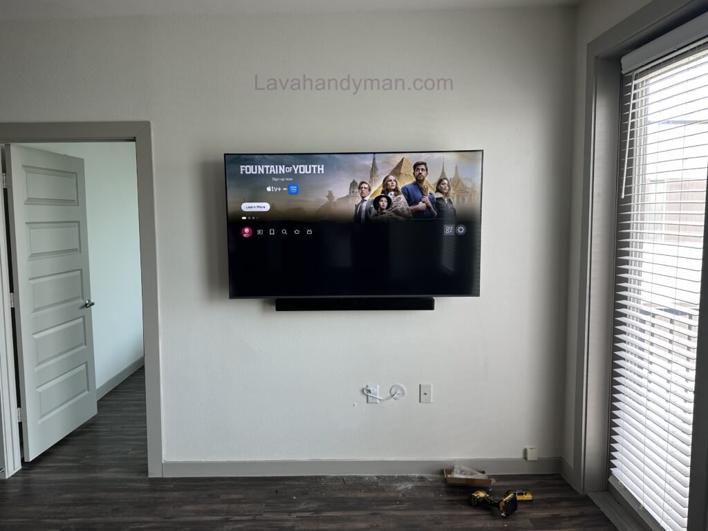 Installing a TV on the wall from scratch