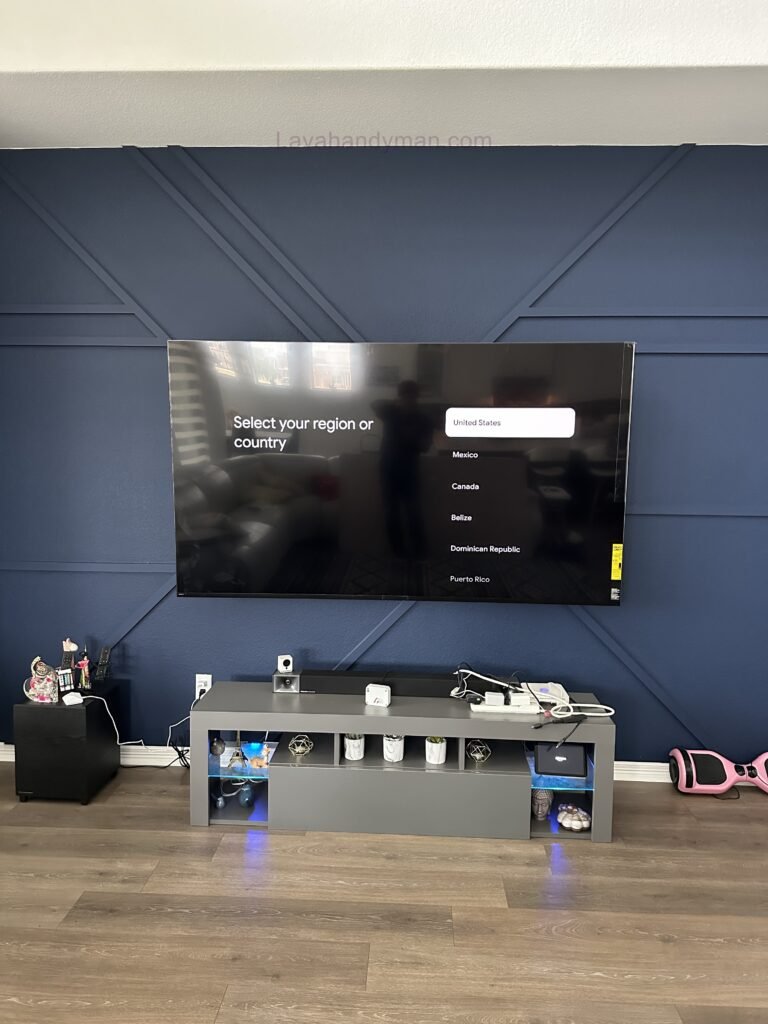 TV on the Wall at a Low Height