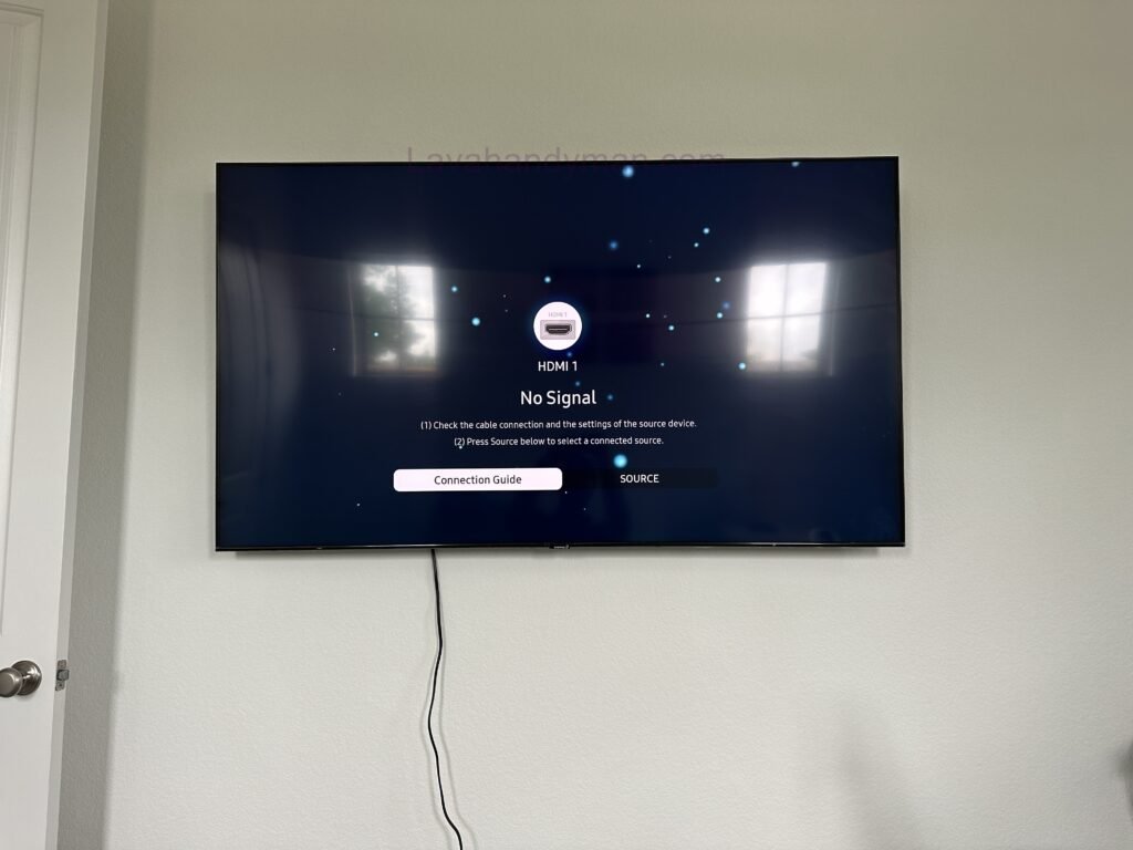 Mounting a TV on a Bedroom Wall
