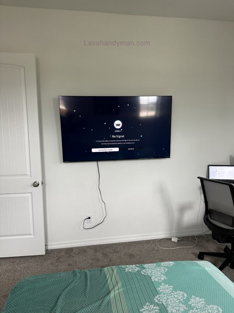 Mounting a TV on a Bedroom Wall