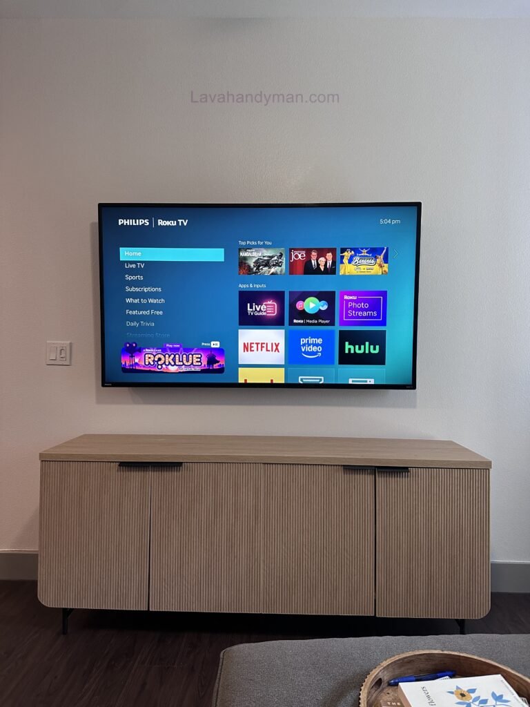 Roku TV Wall Mount Installation