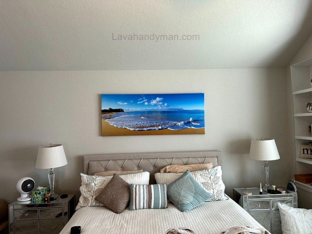 Install a Picture with a Laser Level