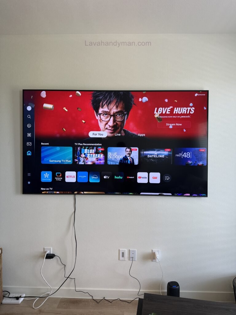 Samsung 55-Inch TV Wall Mount Installation