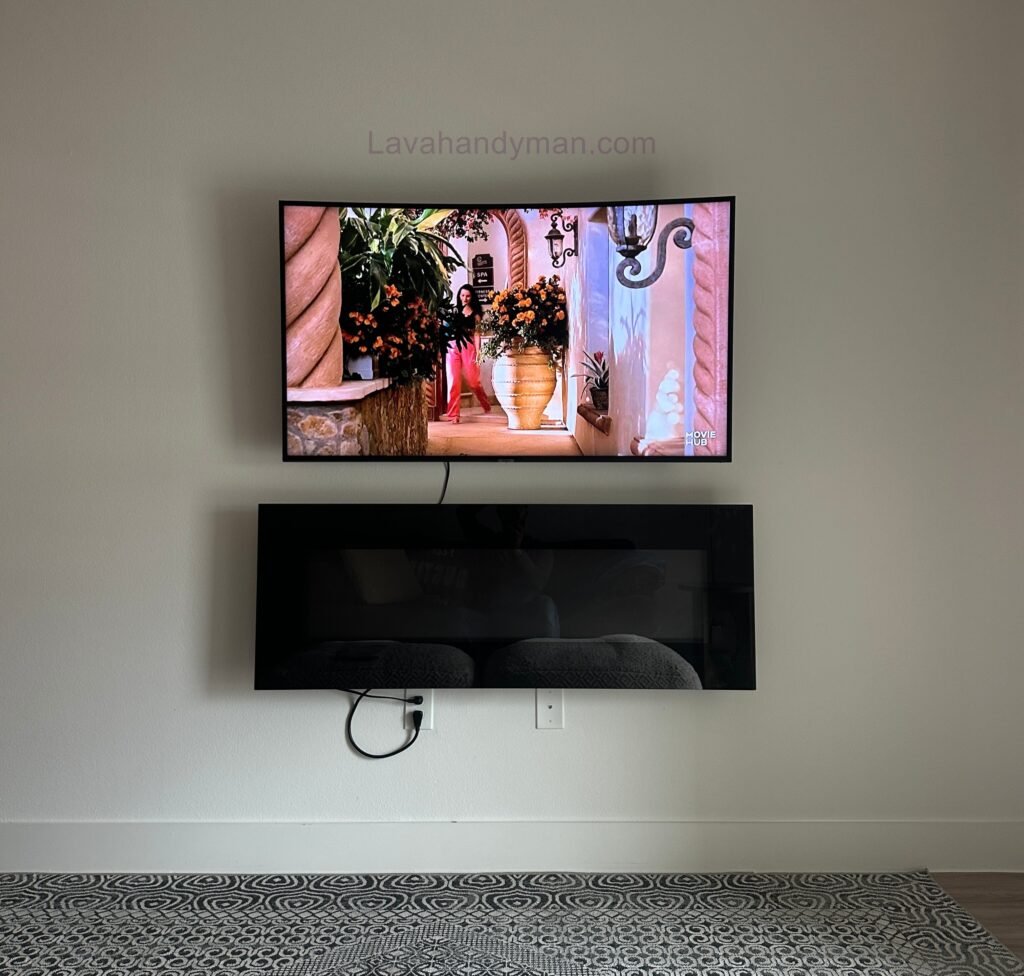 Curved TV Wall Mount Installation