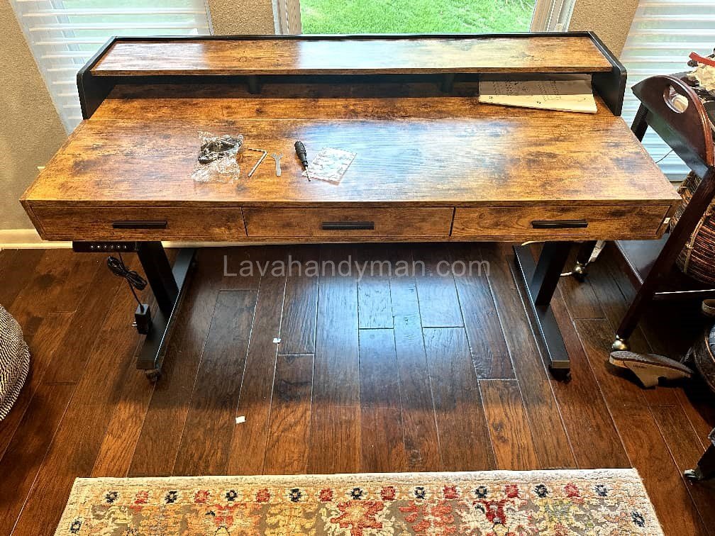 Professional Wooden Desk Assembly