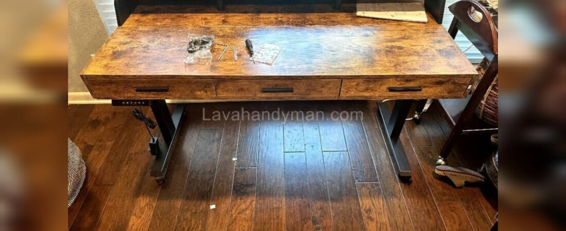 Professional Wooden Desk Assembly and Installation Services | Precise and Expert Work