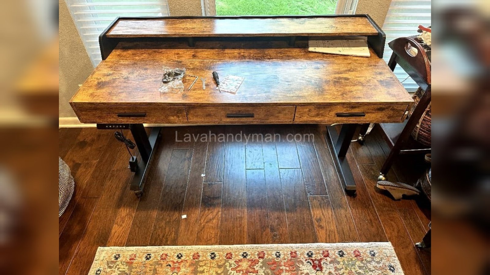 Professional Wooden Desk Assembly and Installation Services | Precise and Expert Work