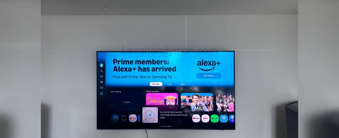 Expert Samsung Smart TV Wall Mount Installation for a Modern Living Room