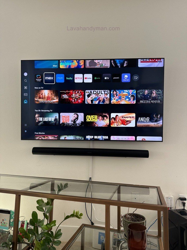 85 and 98-Inch TV Installation