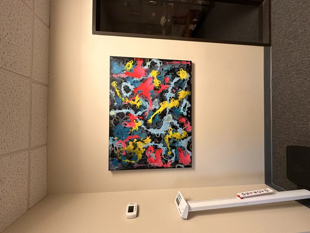 Hanging a Painting on the Wall 