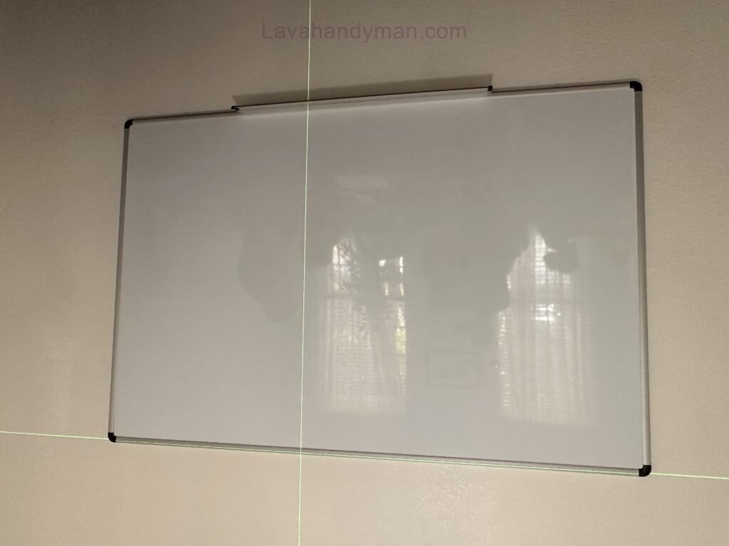 Installing a Whiteboard on the Wall